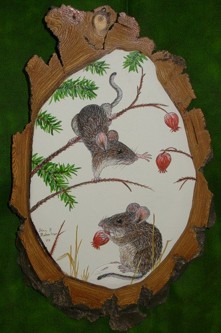 deer mice painting